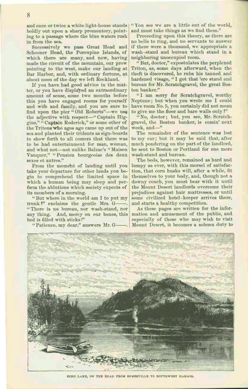 Mount Desert, 1872: an early history of the Maine island that is now Acadia National Park. vist0029e